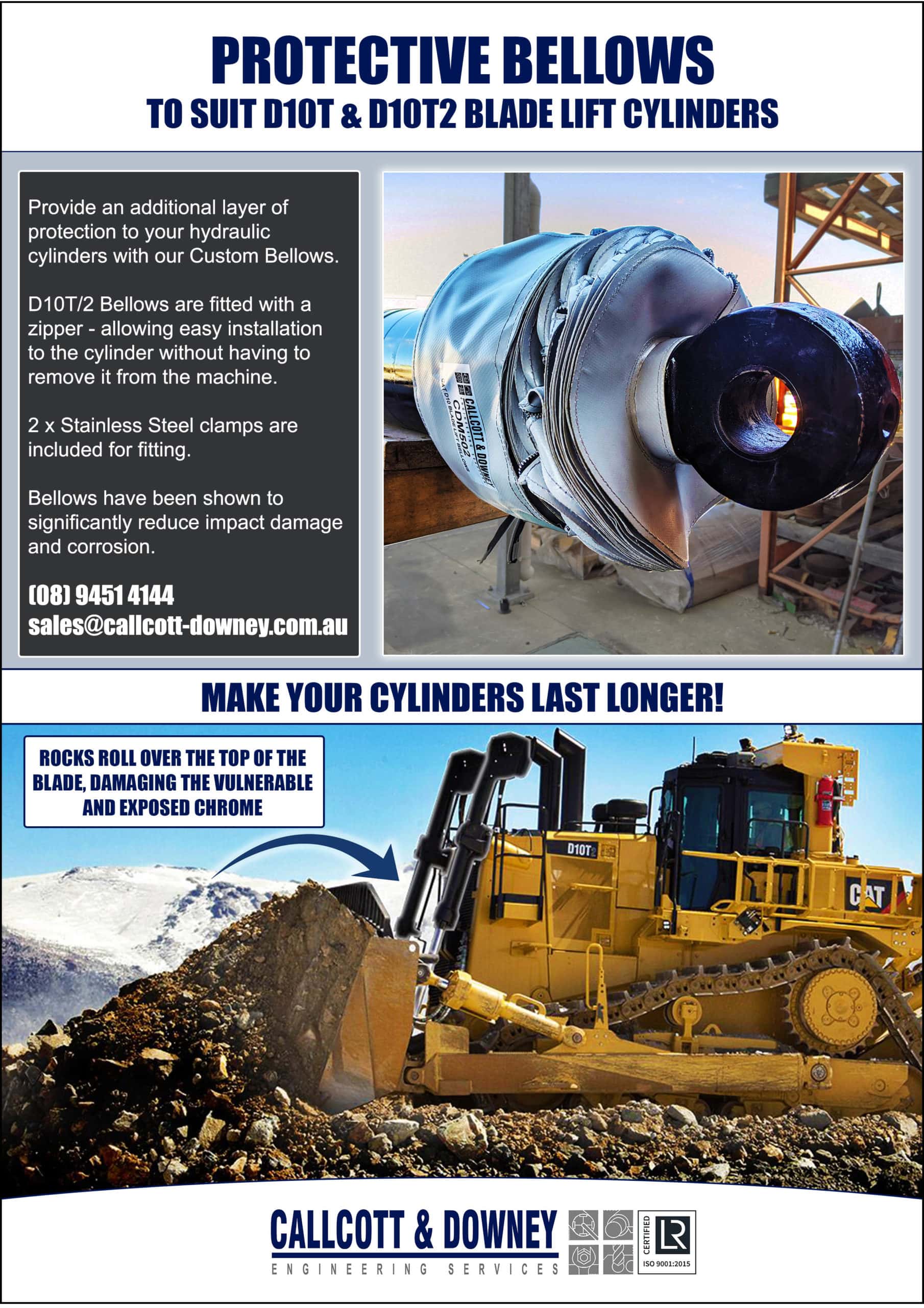 Cat D10T Bellows Flyer